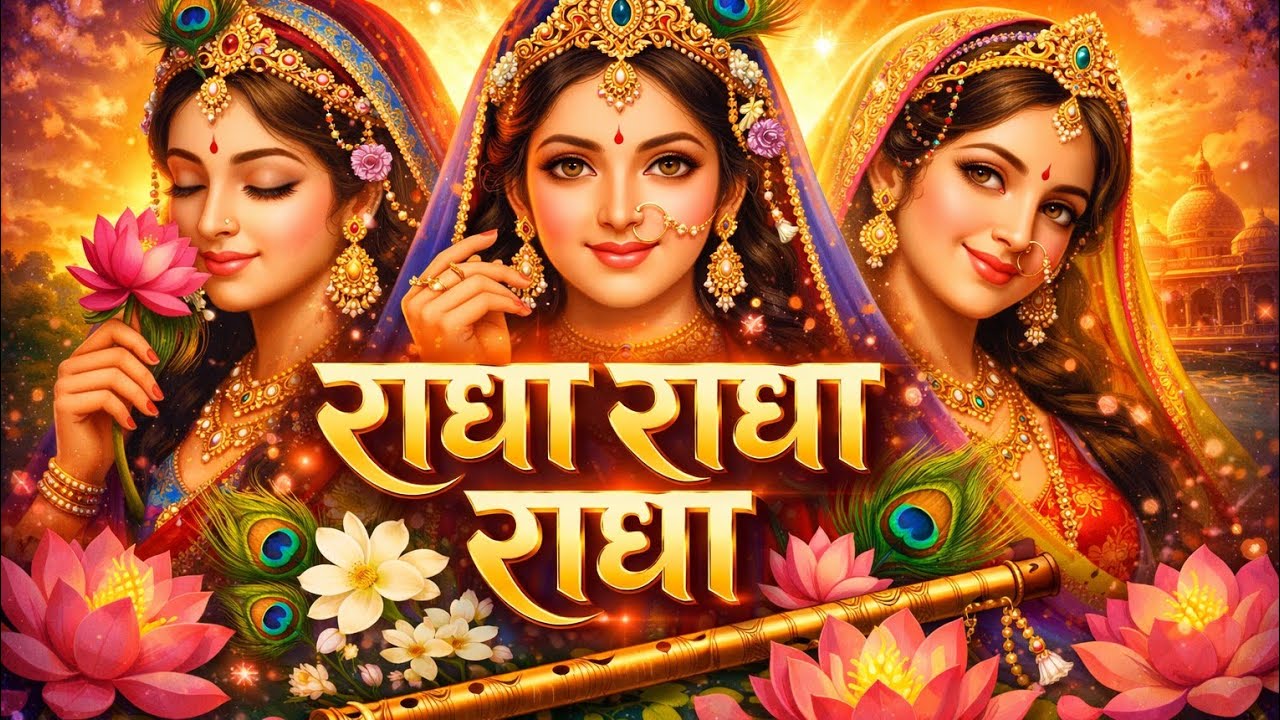 Shri Radha Shri Radha Naam Jap 1008 Baar | श्री राधा श्री राधा नाम जप | RadhaDhun |Radha Jap