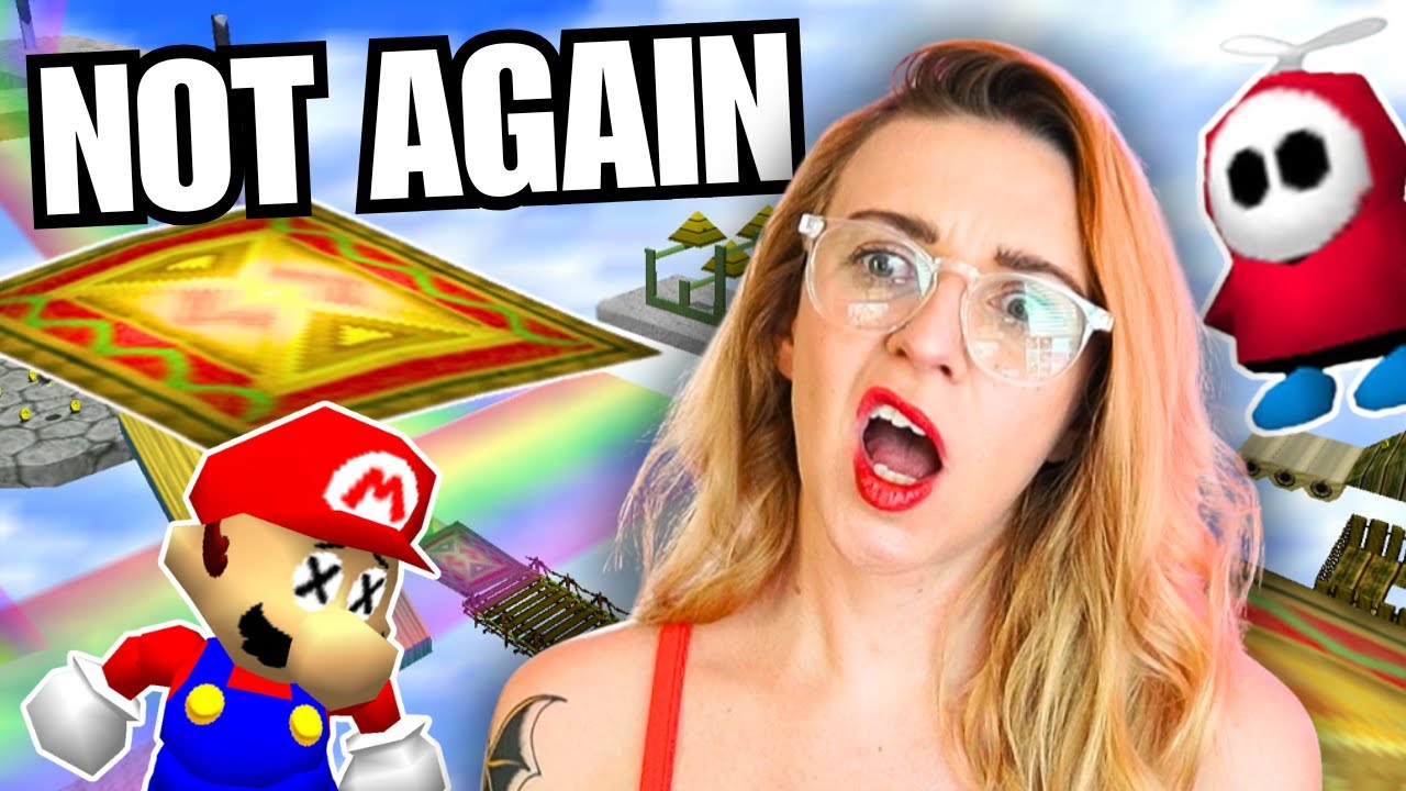 She Finally Takes on The Hardest Level in Super Mario 64...