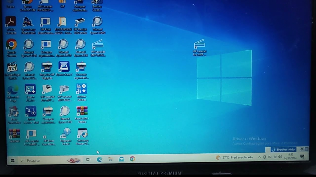 Como fazer a instalação da impressora HP LASER M4103 fdw na Rede-passo a passo, configuração de I.P.