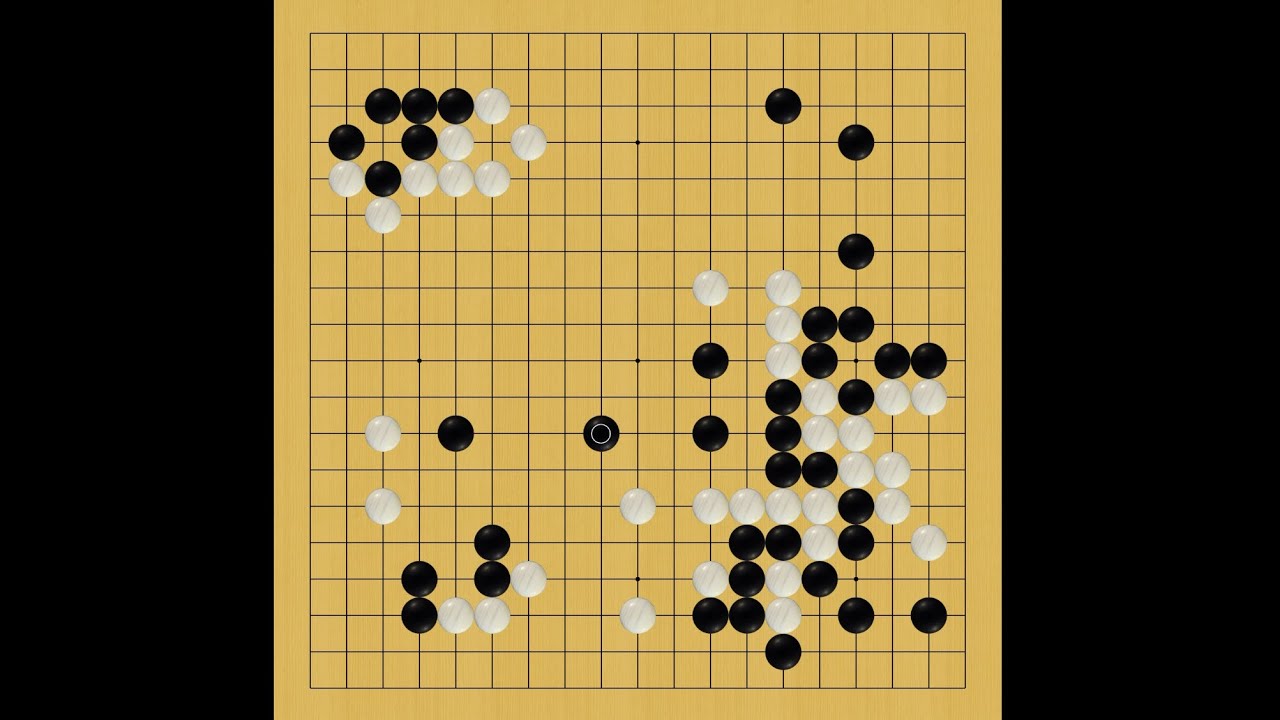 【囲碁の師匠katago自己対局観戦実況】68 二子局【囲碁】