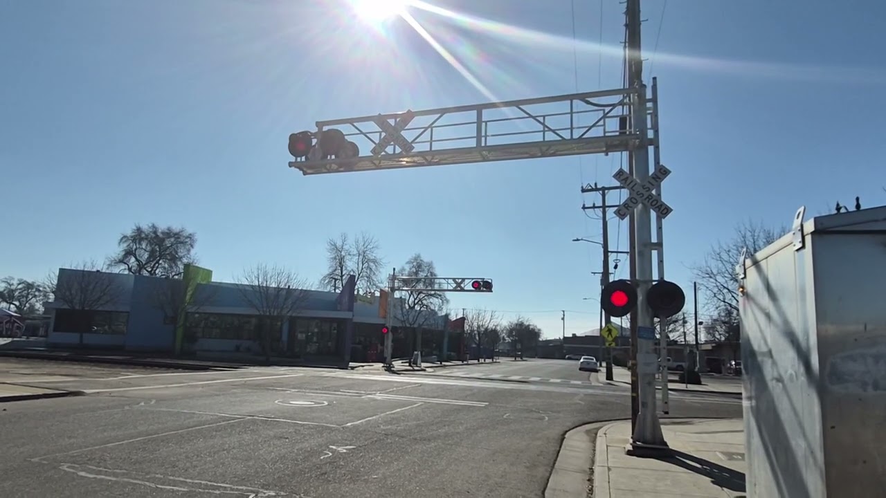 SJVR 3517 Visalia job passing Tipton st Visalia California