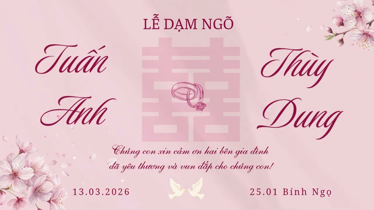 Lễ dạm ngõ Anh Dung