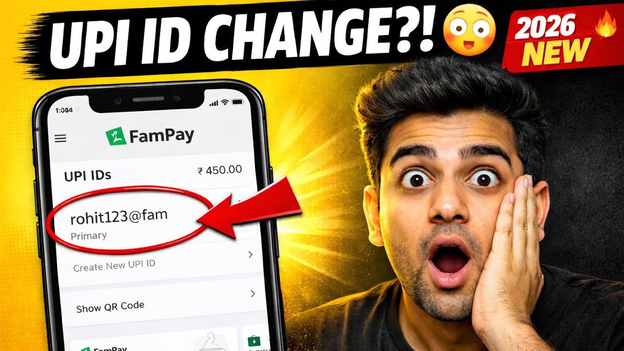Fampay UPI ID Kaise Change Kare? 😳 | Full Customize Guide 2026 
