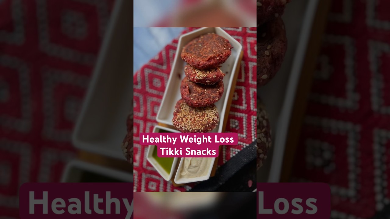 Beetroot Tikki/Kebab weight loss friendly #shortsindia