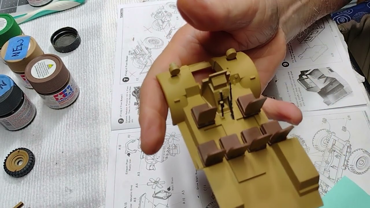 Tamiya Quad Gun Tractor часть 3
