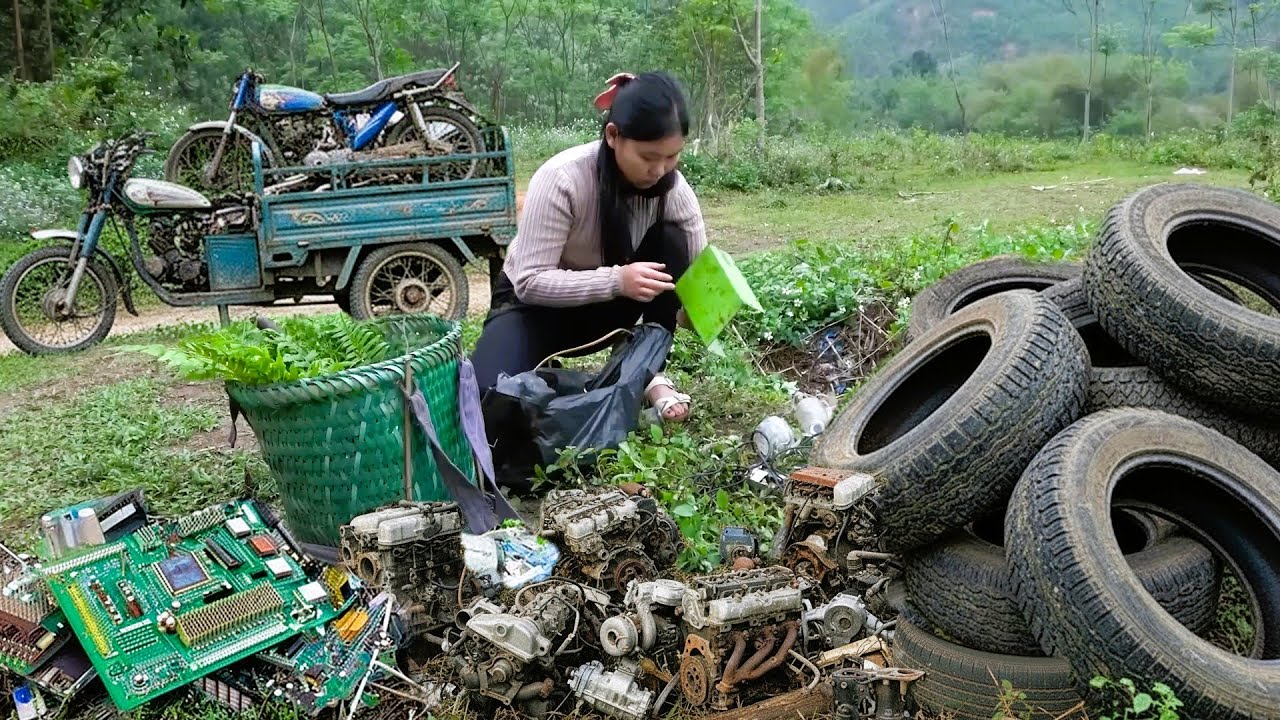 Genius Mechanical Girl Showcases Incredible Skill Repairing Electronic & Power Converters from Scrap