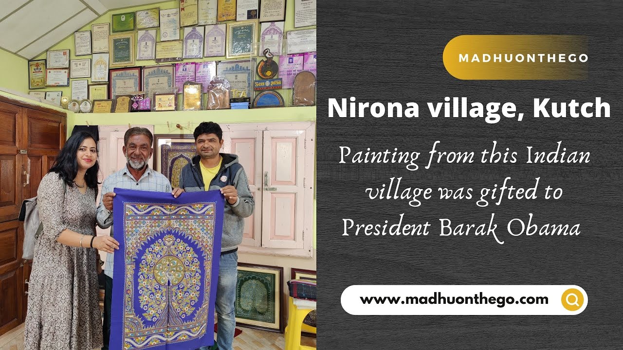 Nirona, Kutch, the only village in the world practising 400 years old Rogan art #gujarattourism