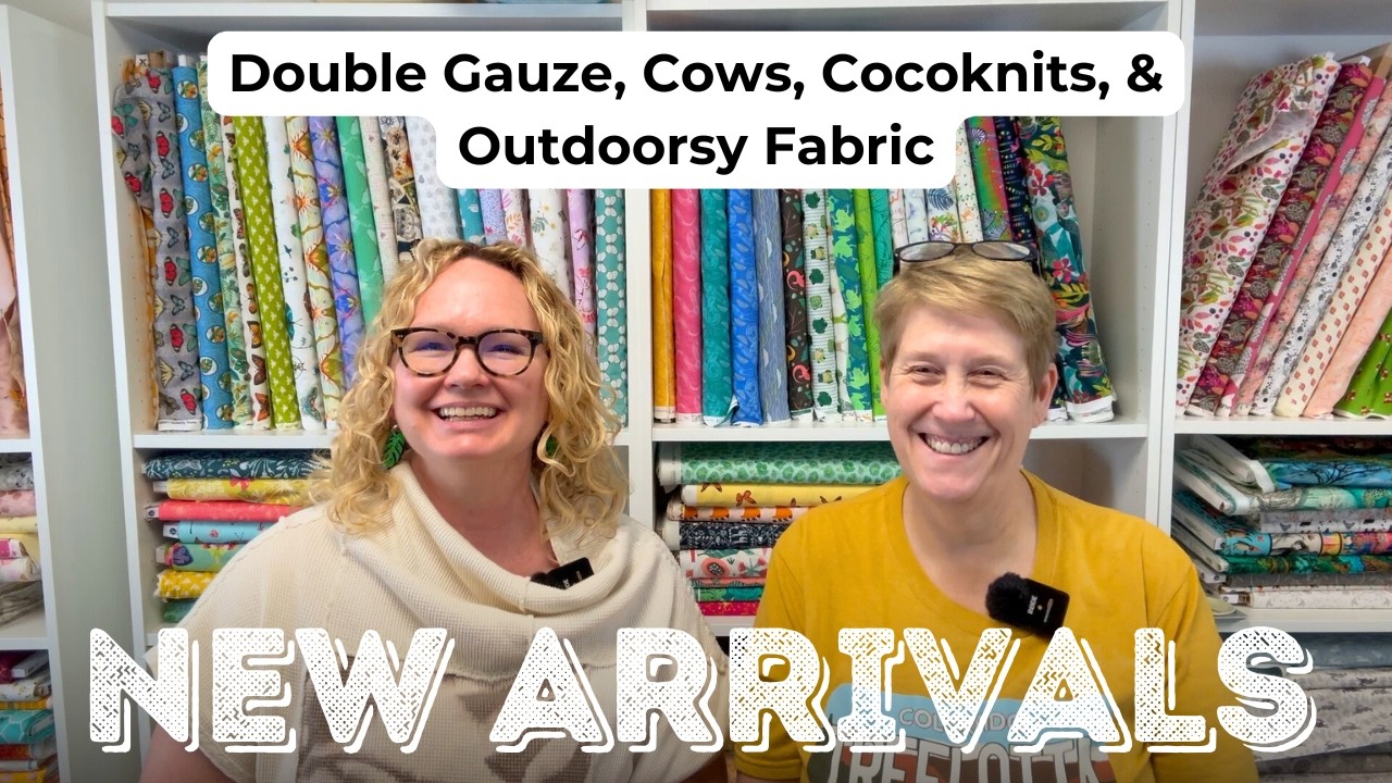 New Arrivals: Double Gauze, Cows, Cocokits, and Cute Outdoorsy Fabric
