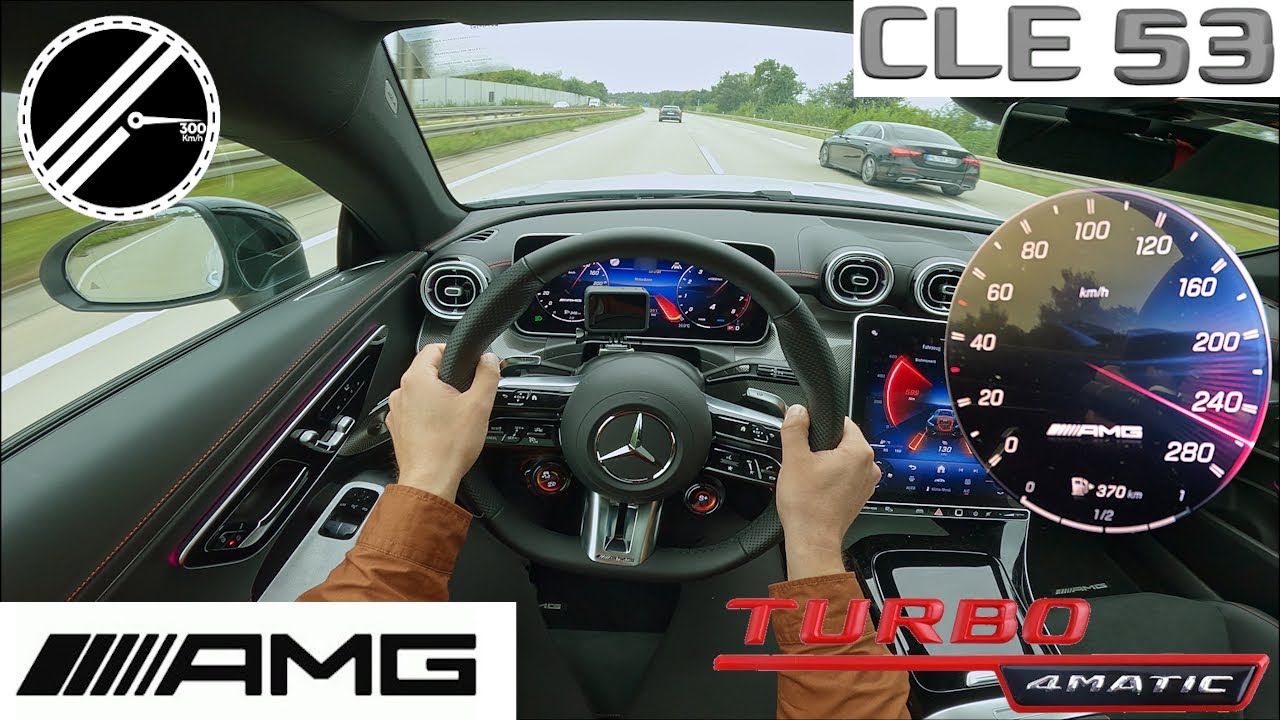 Mercedes-AMG CLE 53 Coupe | 449 PS | Top Speed Drive German Autobahn No Speed Limit POV