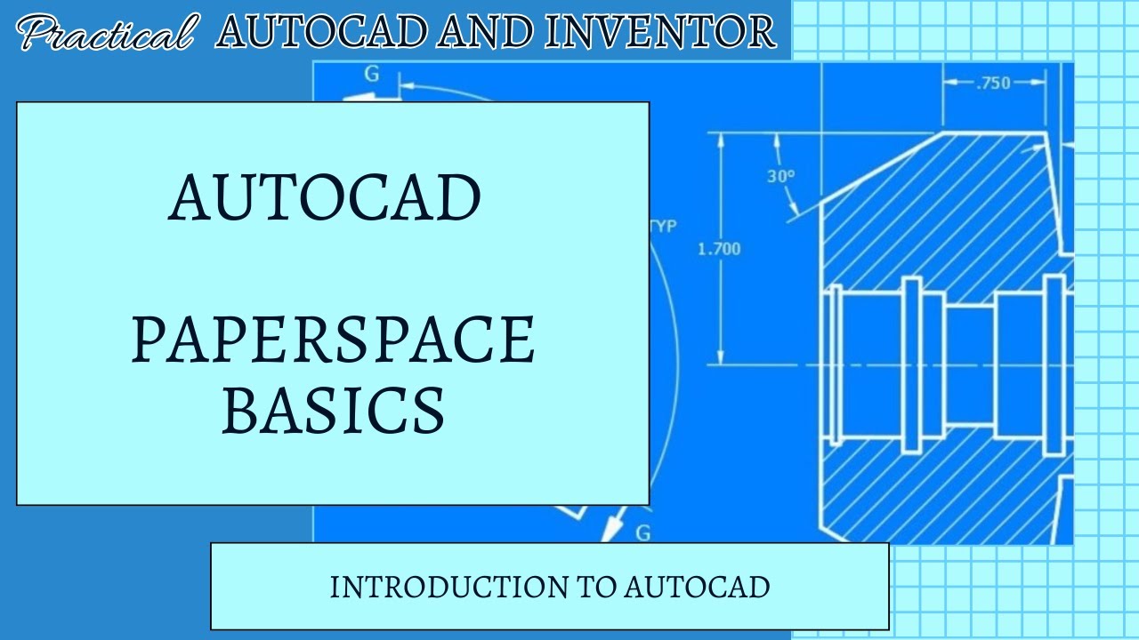 Основы AutoCAD Paperspace