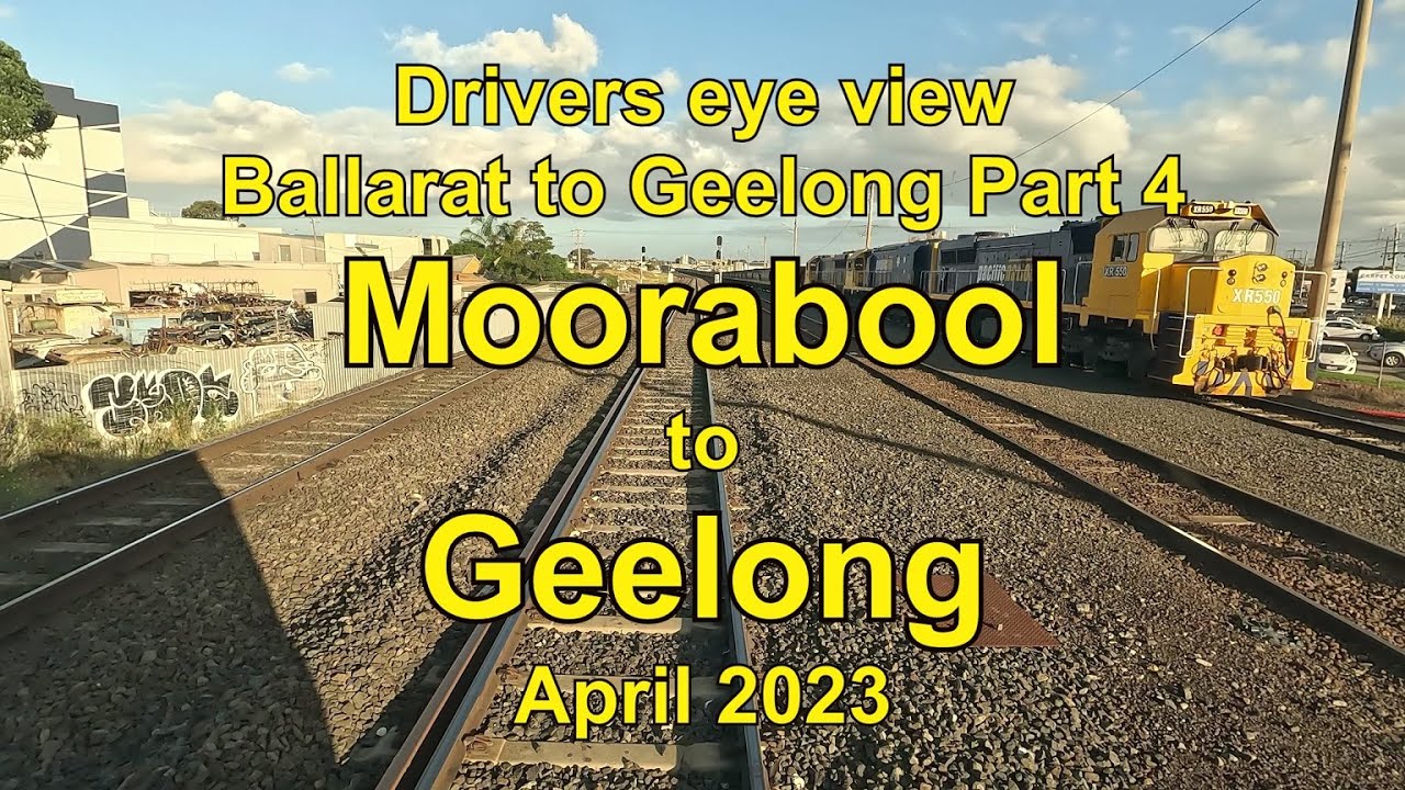 Drivers eye view, Moorabool to Geelong