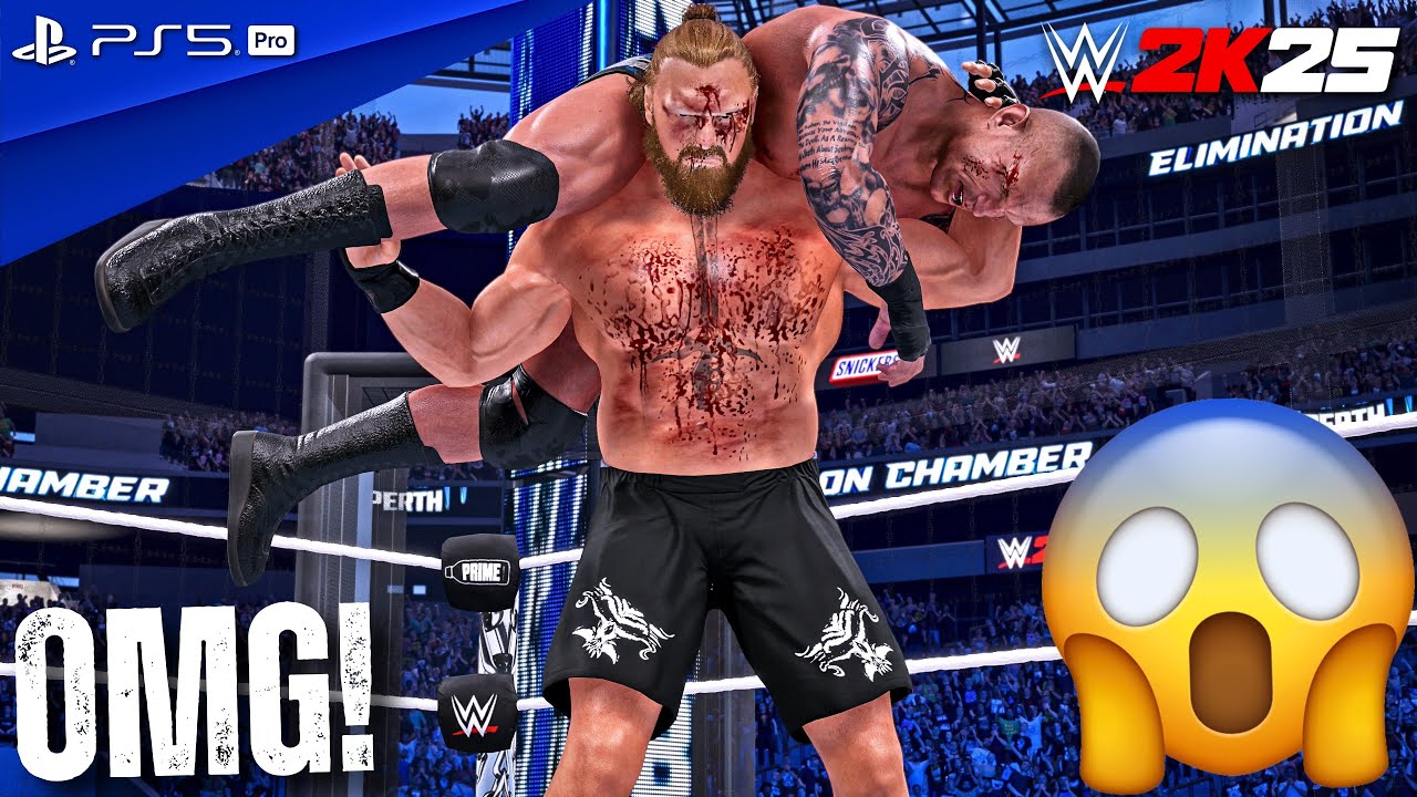 WWE 2K25 &mdash; матч Elimination Chamber за титул чемпиона WWE | PS5 Pro [4K60]