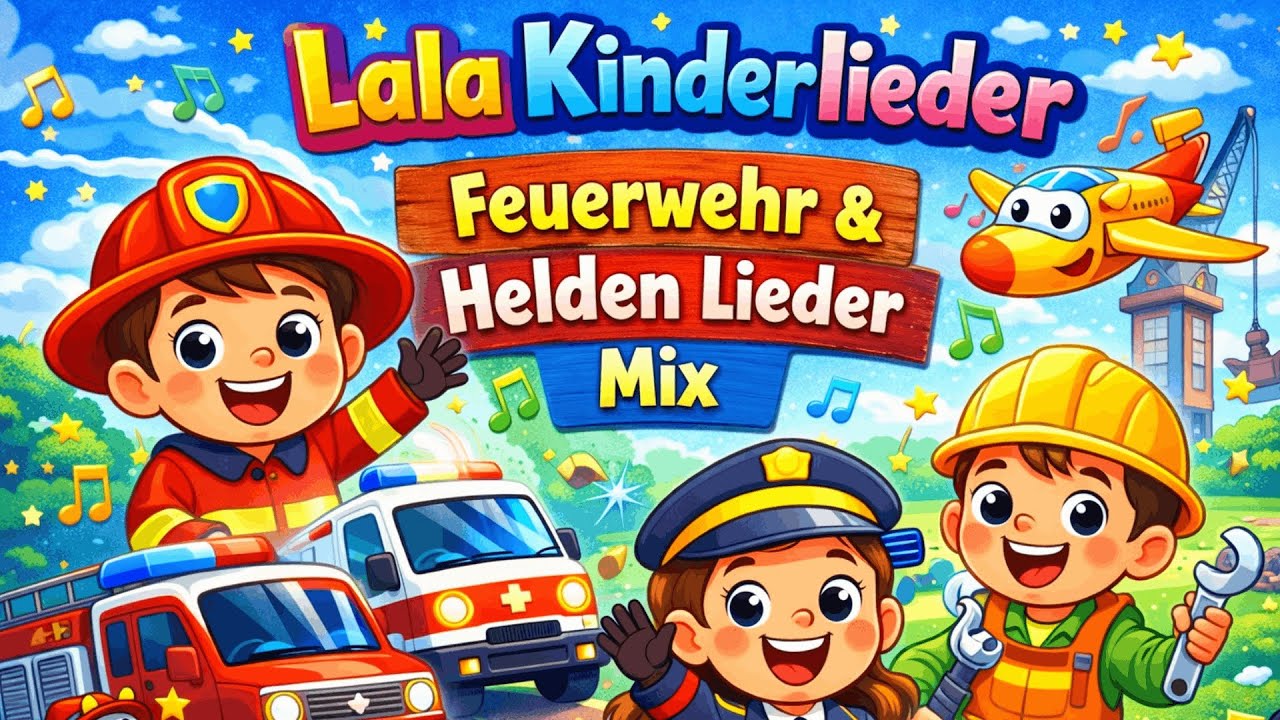 Lala Kinderlieder: Feuerwehr & Helden Lieder Mix 🚒🔥