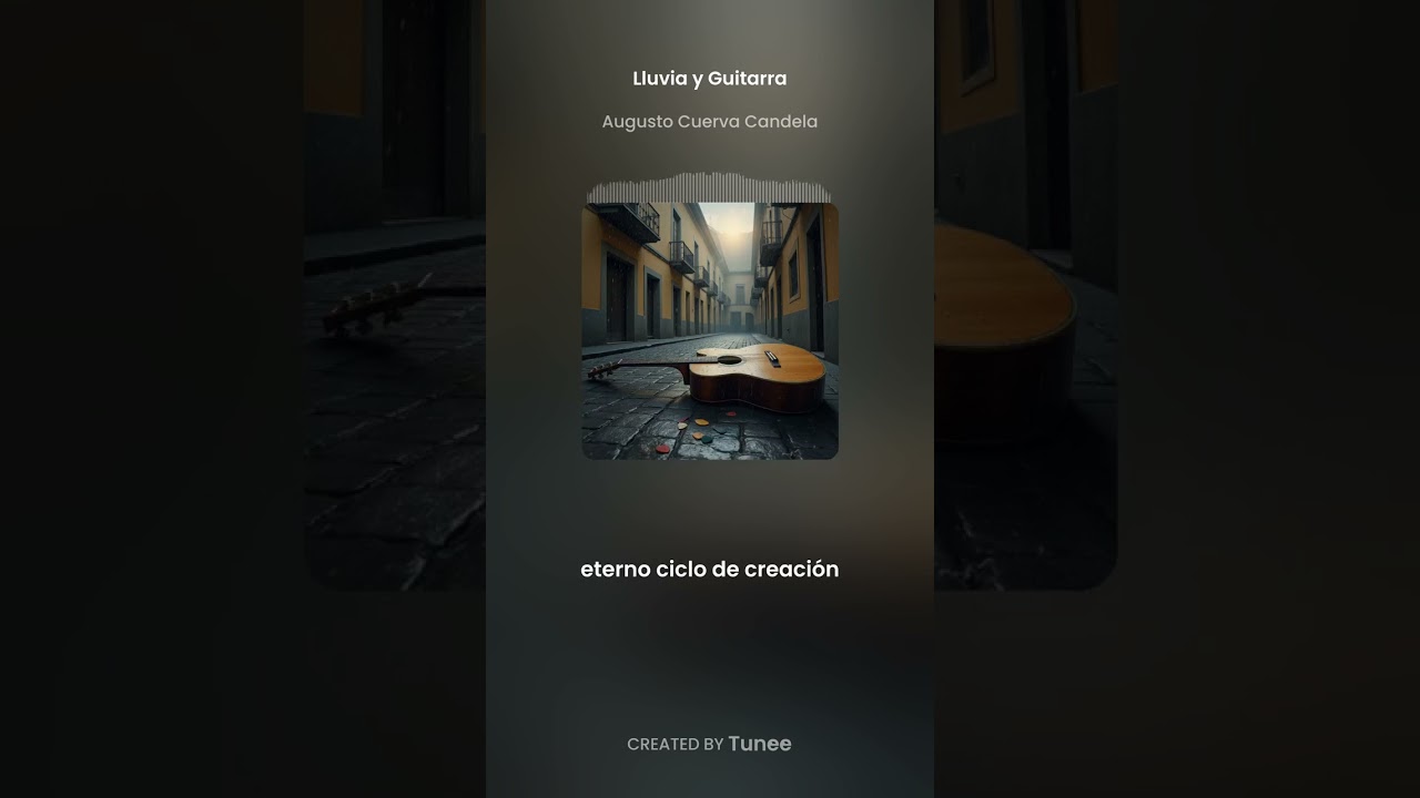 Lluvia y guitarra