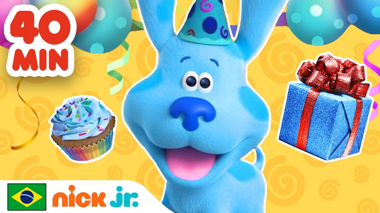 Pistas de Blue e Você | 40 MINUTOS de festa com a Blue e o Josh | Nick Jr. em Português