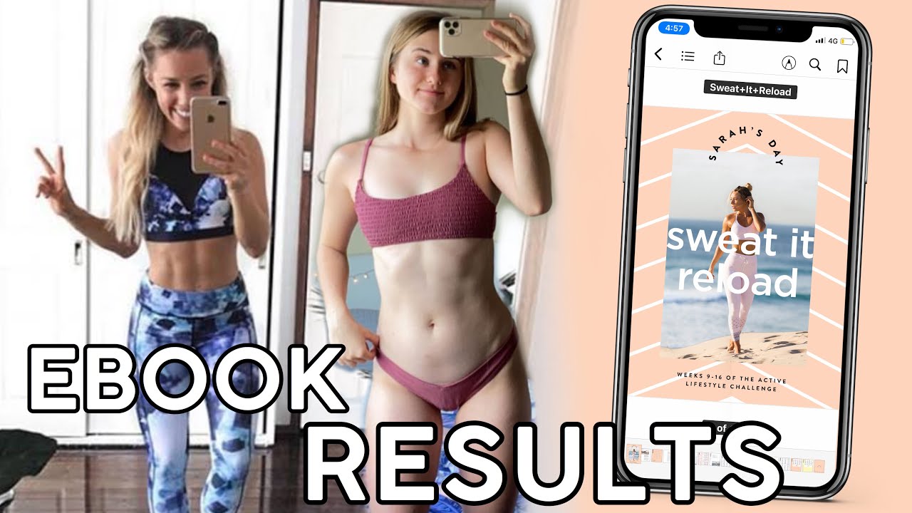 SARAHS DAY Sweat It Reload EBOOK RESULTS + HONEST REVIEW (week 2 progress)