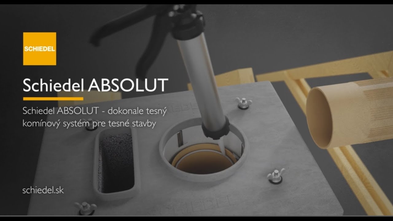 Montážny návod Schiedel ABSOLUT - komín pre pasívne a domy A0 s rekuperáciou | Absolútna tesnosť