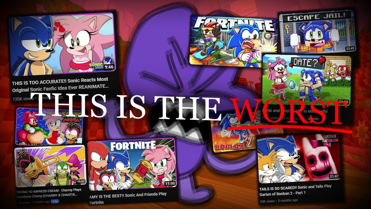 These People PRETEND to be SONIC CHARACTERS!!! (Sonic Youtuber Cringe)