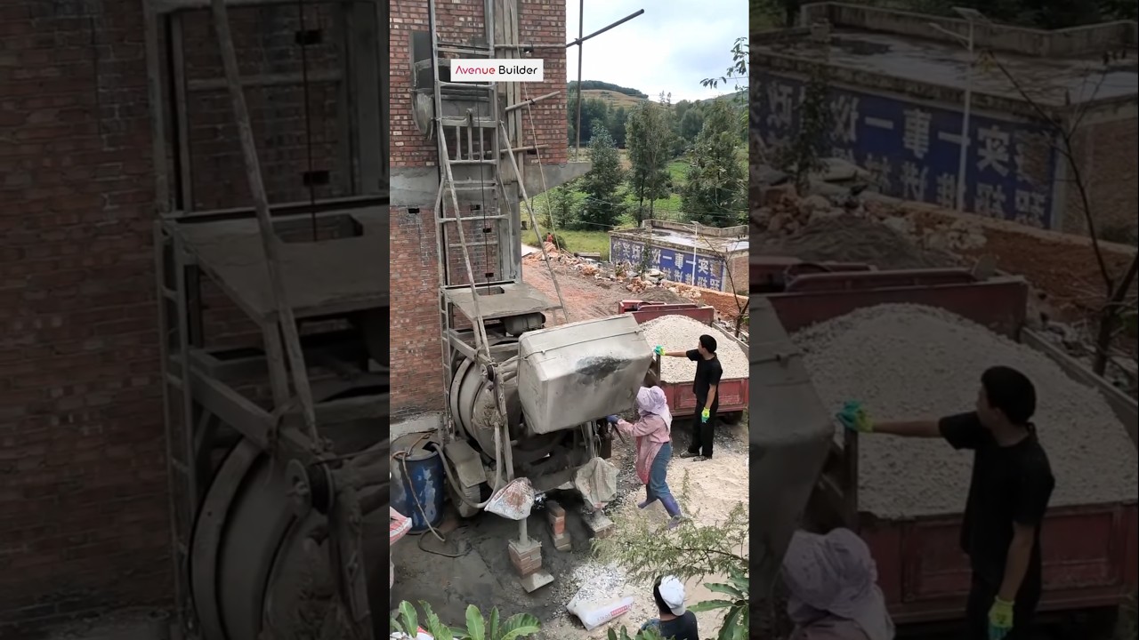 Mini concrete mixer machine- Good tools and machines make work easier