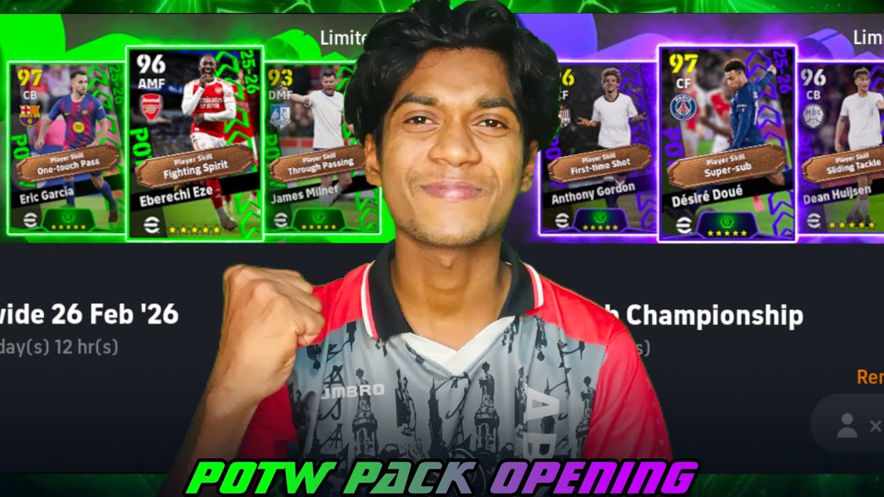 New POTW's Pack Opening 🤯 Lucky Day 😌 | OBITO GAMING 