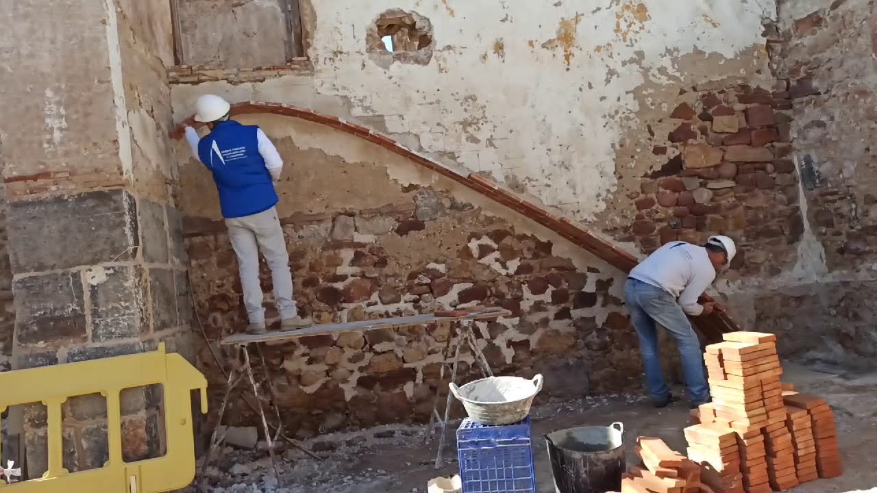 Ejecución bóveda de escalera. TIME LAPS