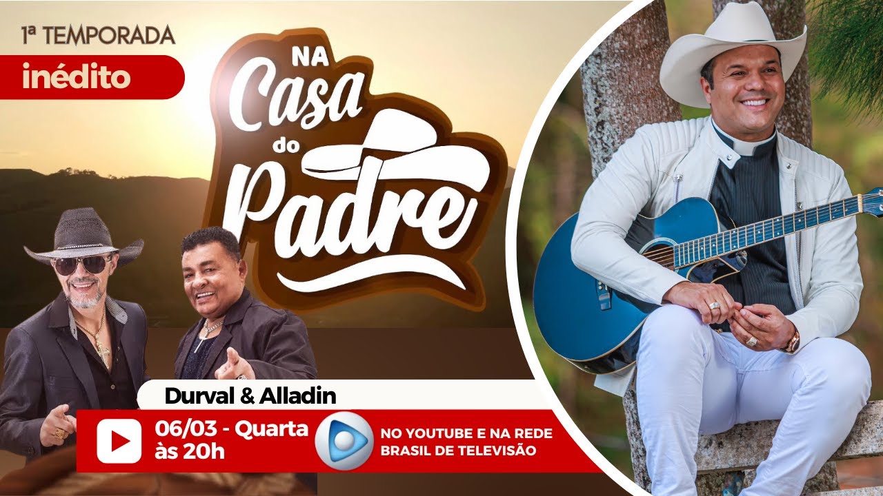 NA CASA DO PADRE - CONVIDADOS: DURVAL & ALLADIN - Padre Alessandro Campos (entrevista)