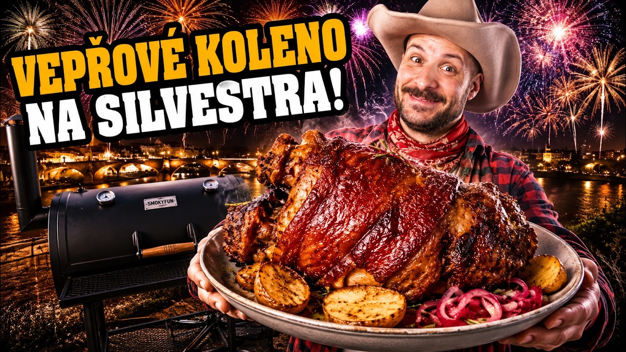U kámoše na zahradě slavíme silvestra a grilujeme si koleno!