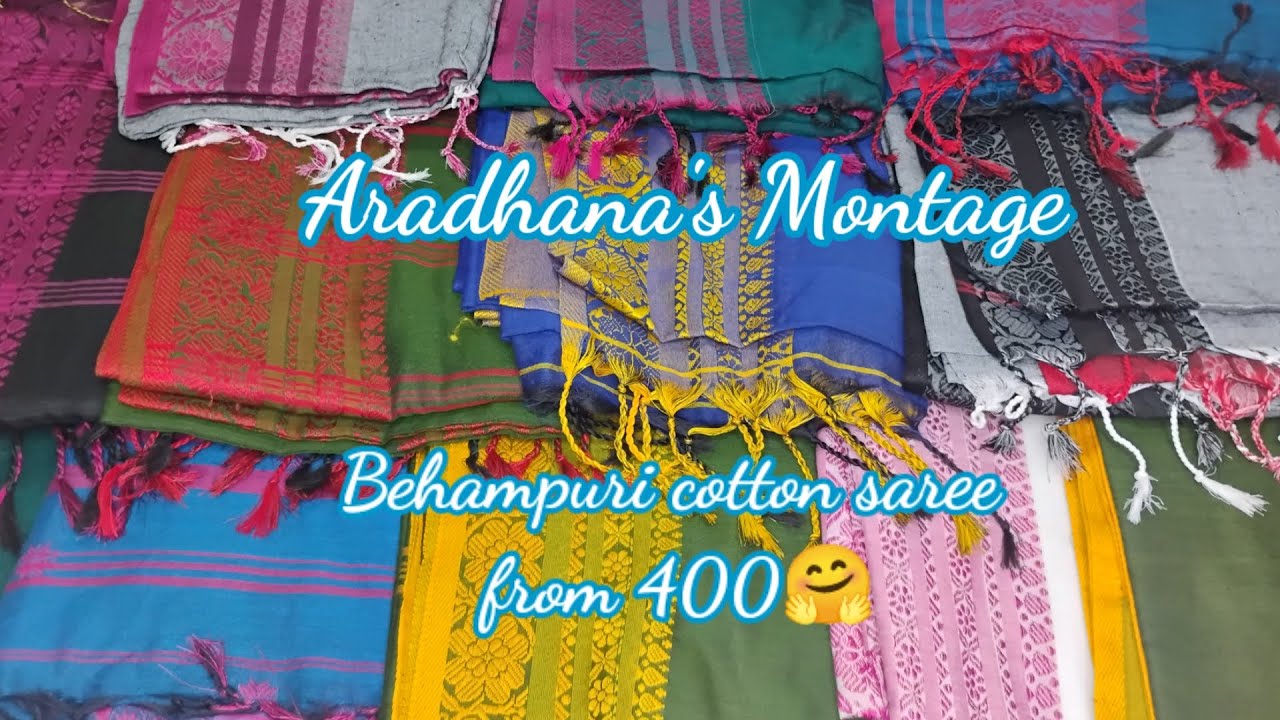 Behumpuri cotton saree@400🤗 #khadi #kadhi #saree #kid #love #price #budget #low #women #trend #linen