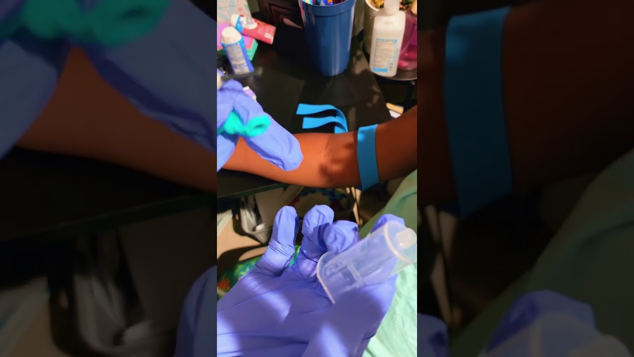 Achieving a successful venipuncture! 