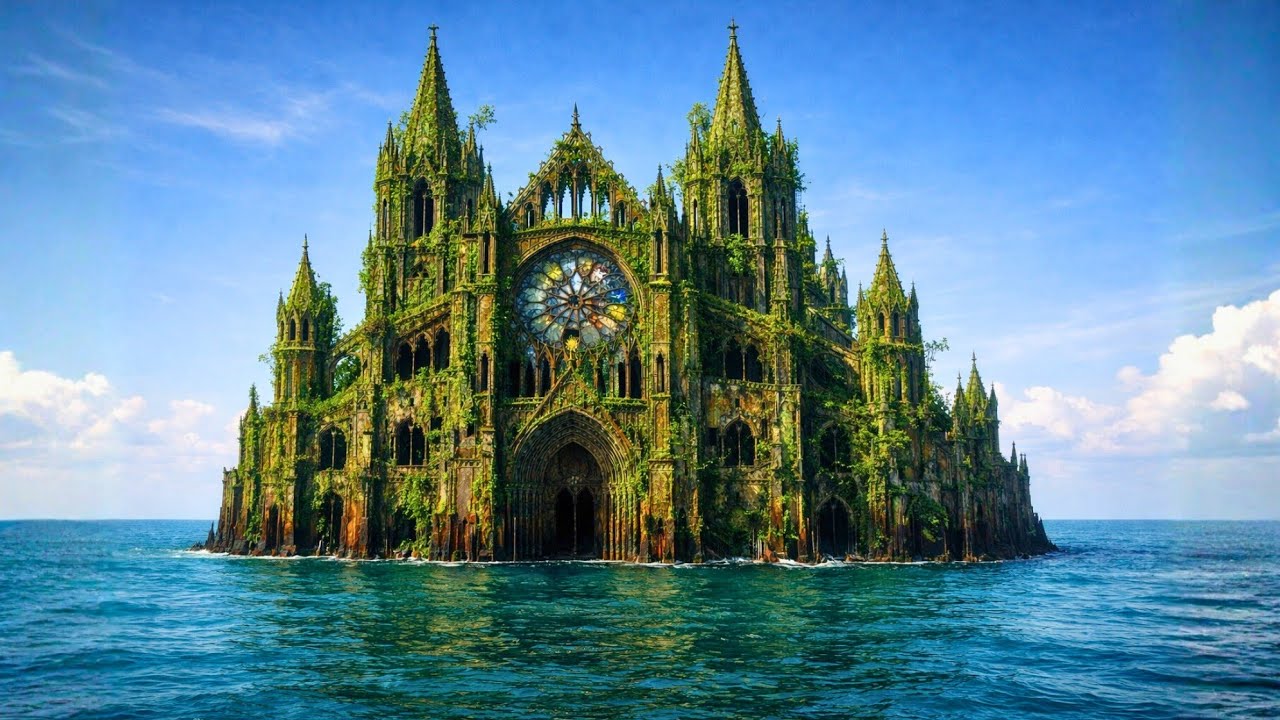 I Turned an Abandoned Sea Cathedral Into a Luxury Mansion (ASMR)