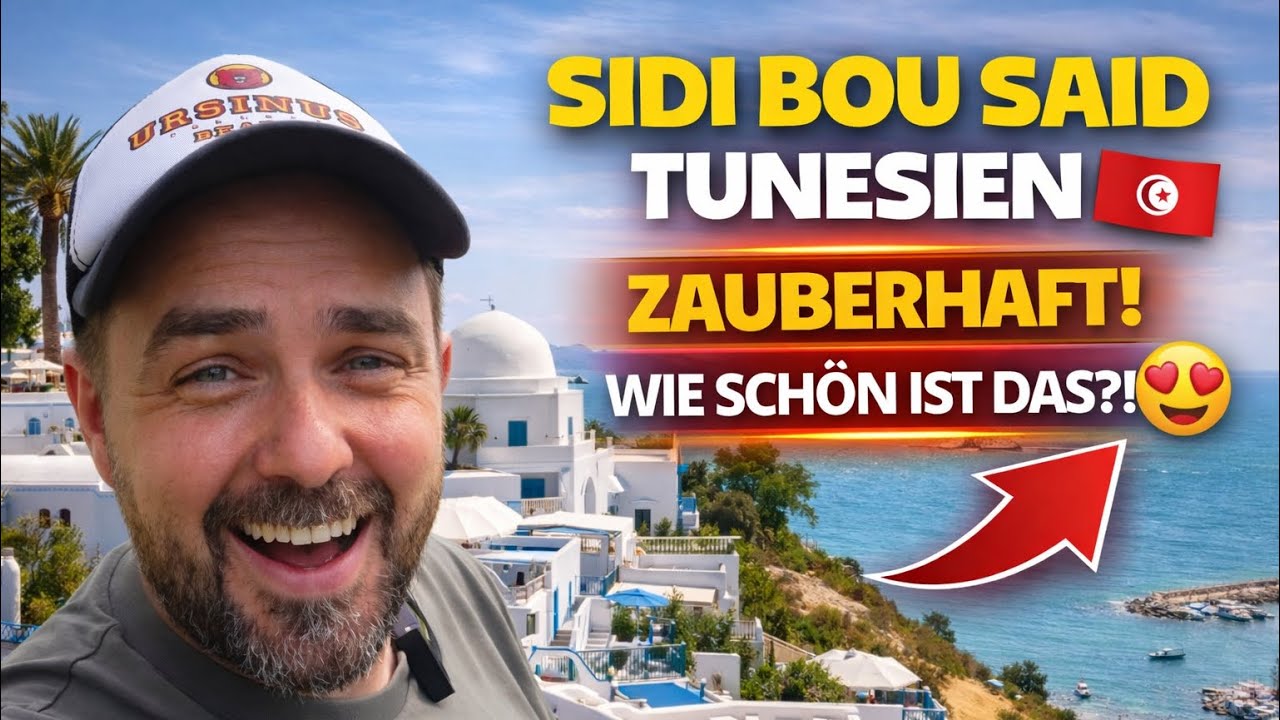 SIDI BOU SAID & KARTHAGO – MUST-SEE HIGHLIGHTS IN TUNESIEN! 🇹🇳