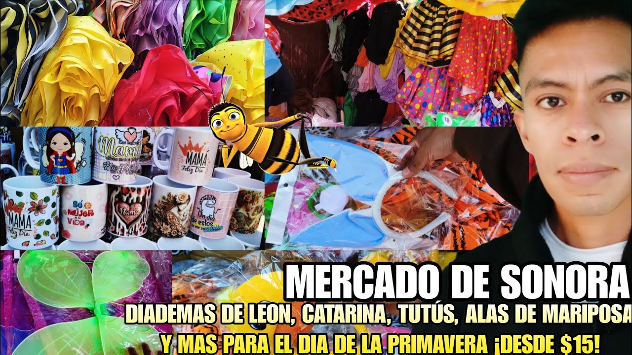 DIADEMAS, TUTÚS, VESTIDOS, LEOTARDOS Y MAS PARA EL DIA DE LA PRIMAVERA EN EL MERCADO DE SONORA 🦋🌼😃
