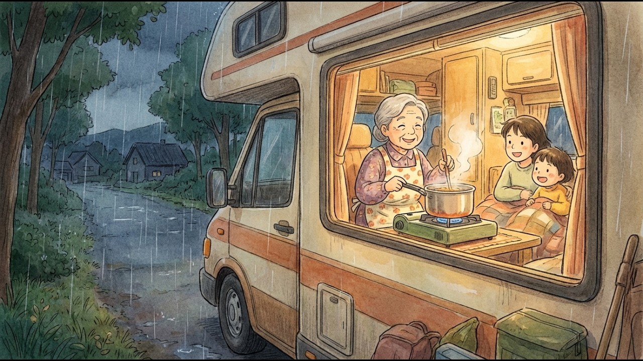 Power Out On The Road, Grandma Cooked Dinner Inside Our Parked Van