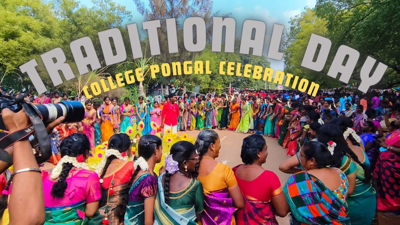 College Pongal Celebration | Traditional Day | 2024 | பாரம்பரிய பொங்கல் | Anjac |College Celebration