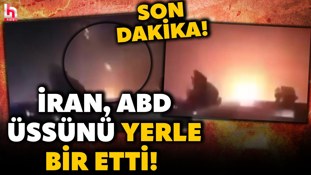 SON DAKİKA! İRAN, BAHREYN'DE ABD ÜSSÜNÜ VURDU! Gökyüzü kırmızıya boyandı! Bölgede kıyamet kopuyor...