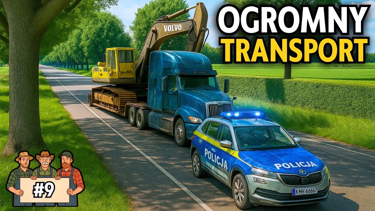 POLICJA ESKORTUJE WIELKI TRANSPORT 🔥 IMPERIUM NA PŁASKIEJ MAPIE #9