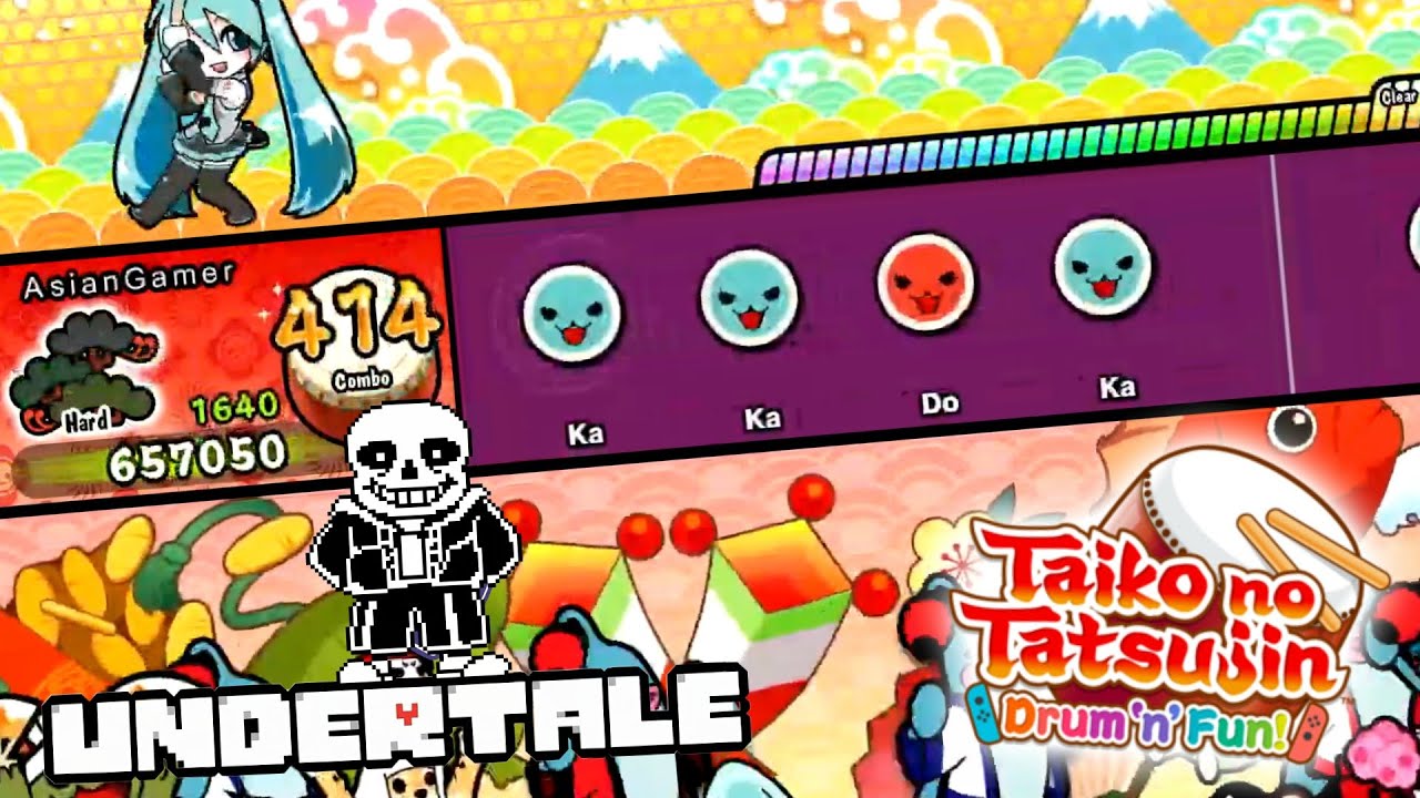 Taiko No Tatsujin - Undertale DLC - Megalovania FC - Nintendo Switch