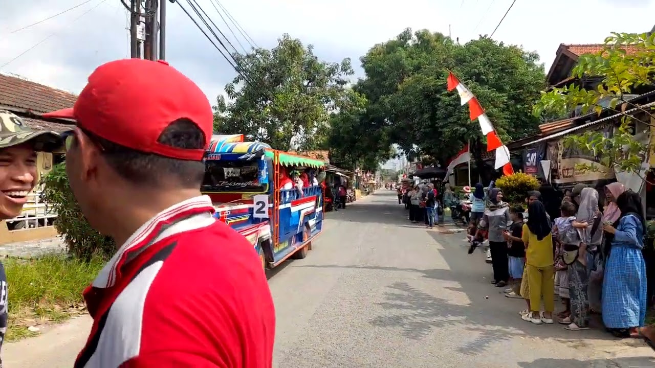 Pawai karnaval Kelurahan Limbangan Wetan Brebes HUT RI ke 80 Tahun 2025 part 1