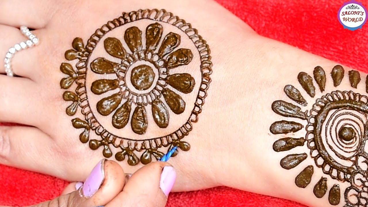 Beautiful Back Hand Bridal Mehndi Designs | Latest Arabic Mehndi Designs | Saloni's World