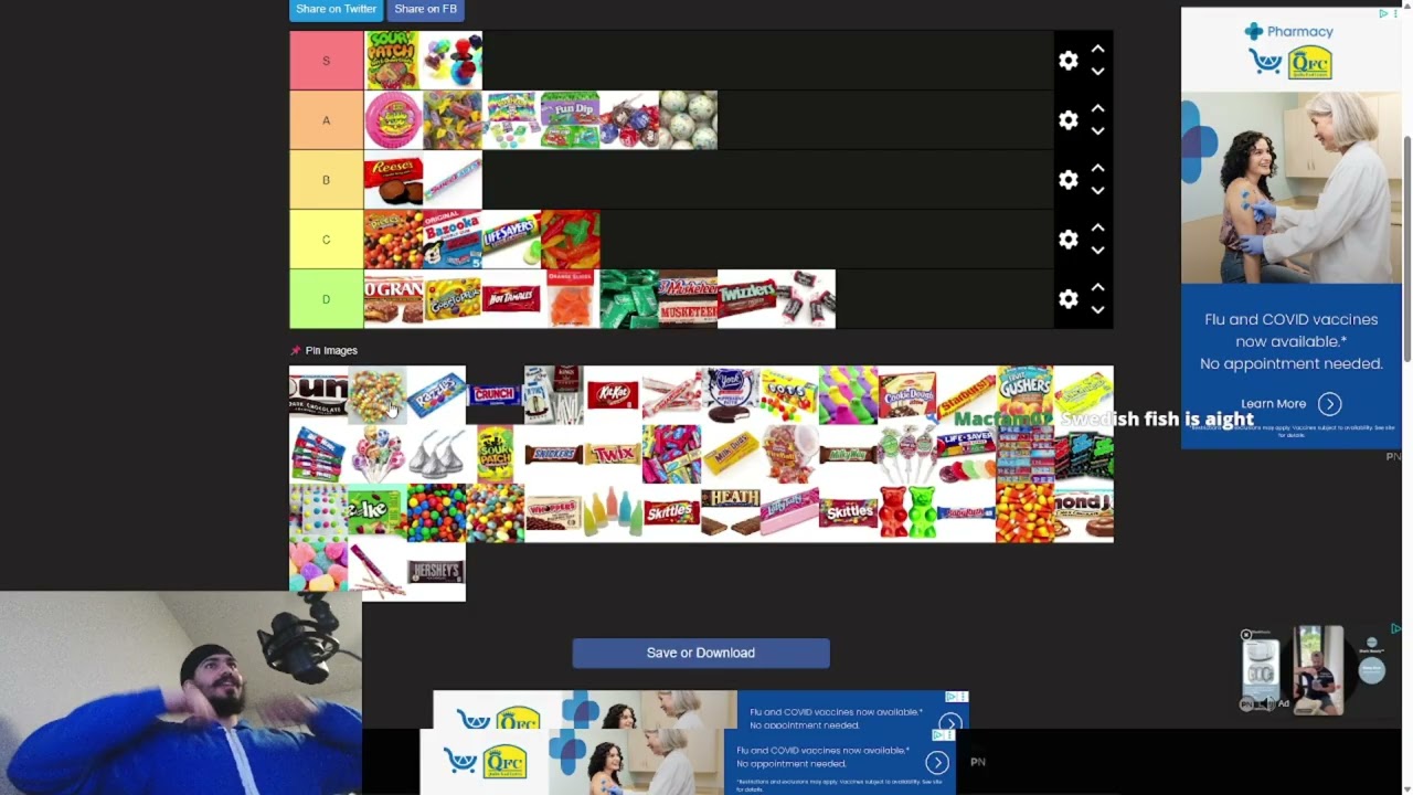The Ultimate Candy Tier List
