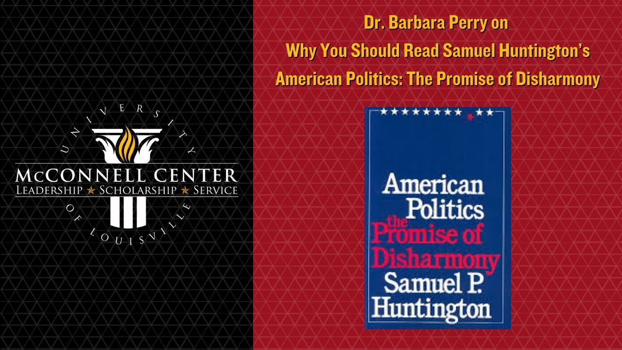 Why You Should Read American Politics: The Promise of Disharmony | Dr. Barbara Perry