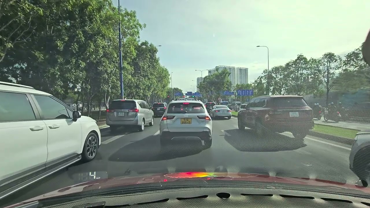 Hướng dẫn đi Võ Văn kiệt xuống hầm Thủ Thiêm ra Mai Chí Thọ vào  CT Long Thành .Bổ túc lái đường dài