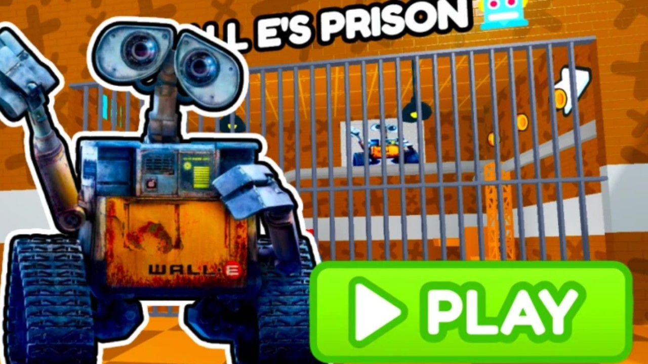 ¿Podrás Escapar de WALL·E? Prison Run Obby Roblox