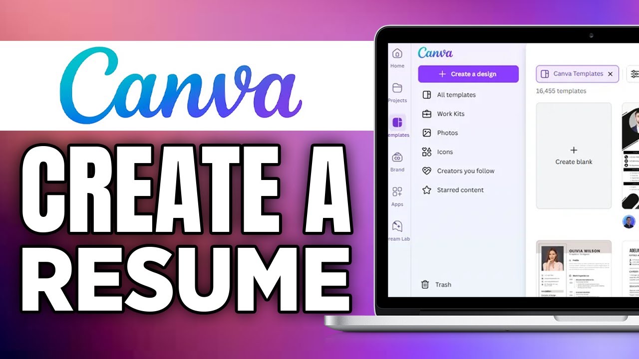 Как создать резюме с помощью Canva