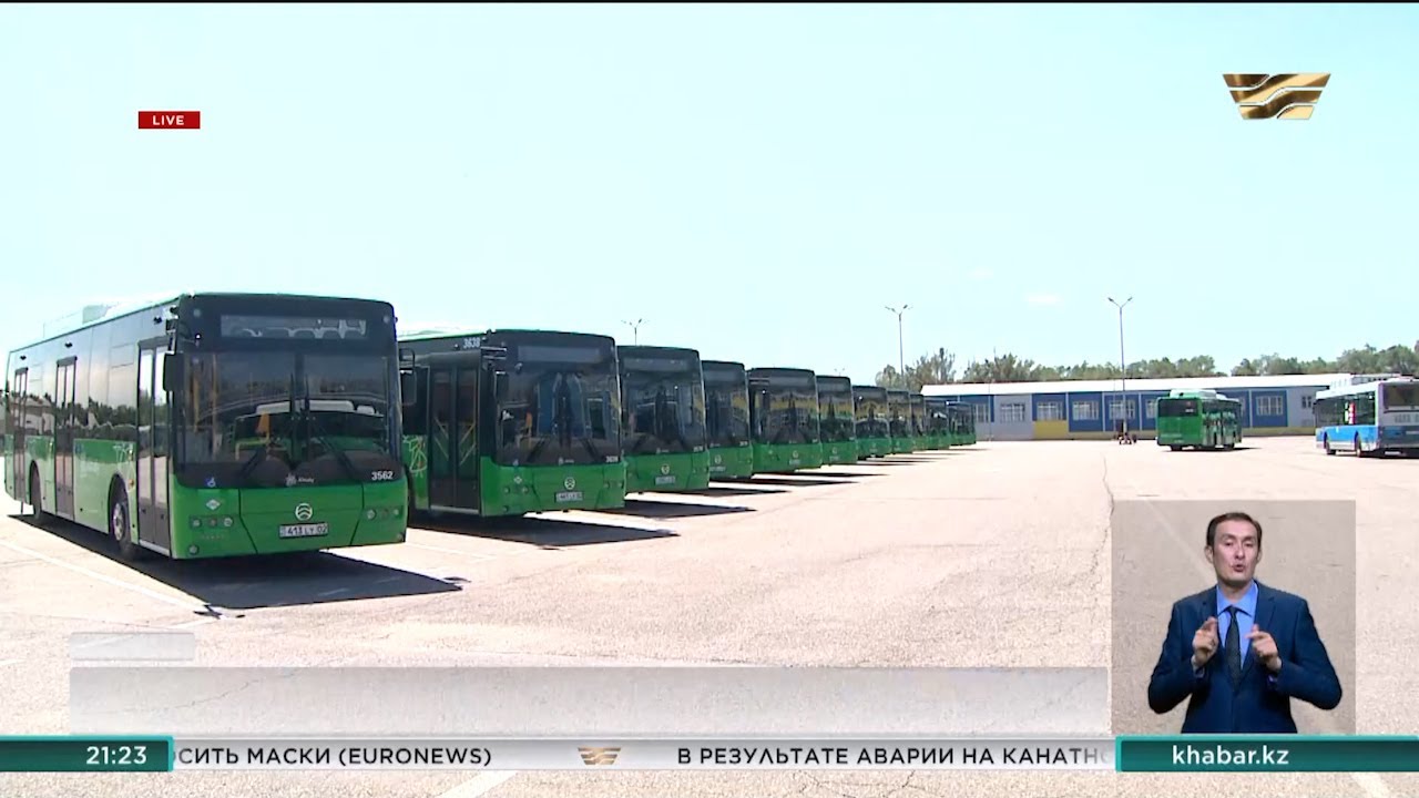 Нехватку водителей отмечают в автобусных парках Алматы