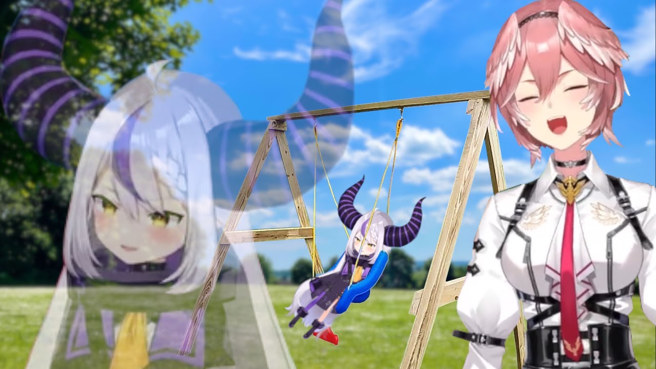 Laplus' swing set workout makes Lui lose it