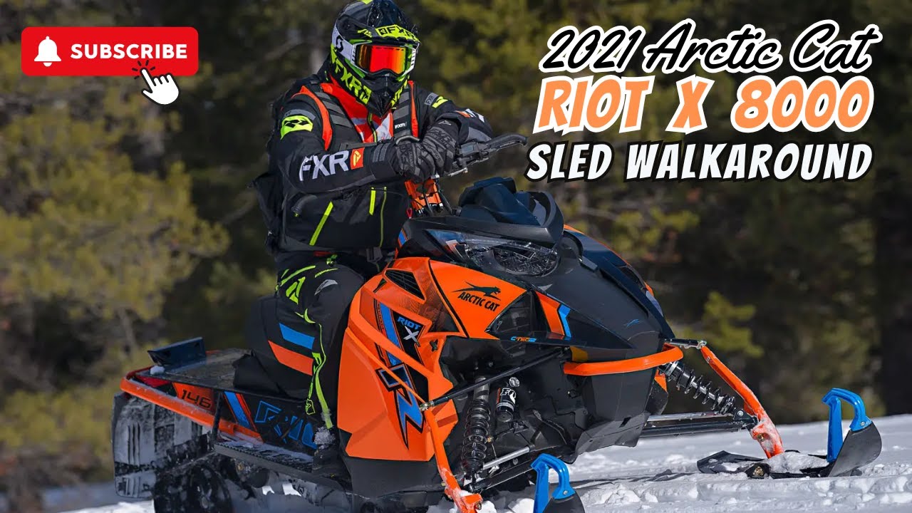 2021 Arctic Cat Riot x 8000 walk around