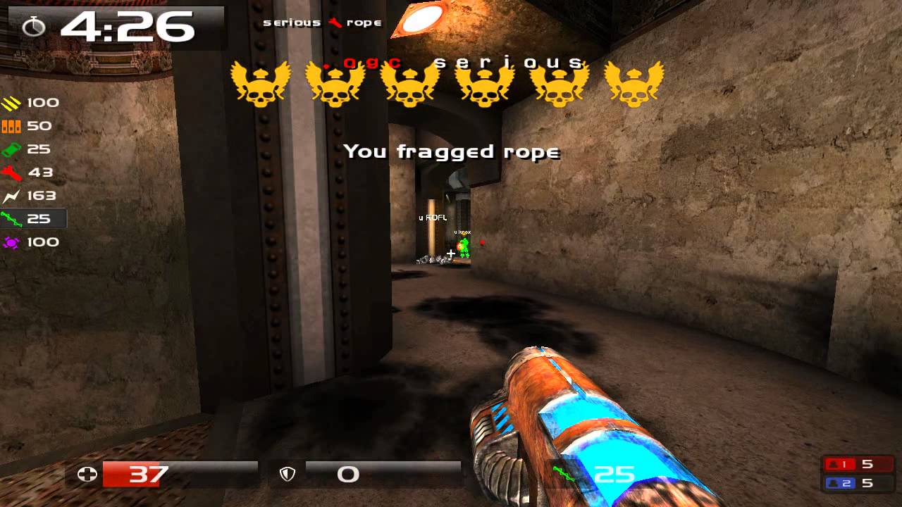 Quake Live: Serious playing 4v4 CA