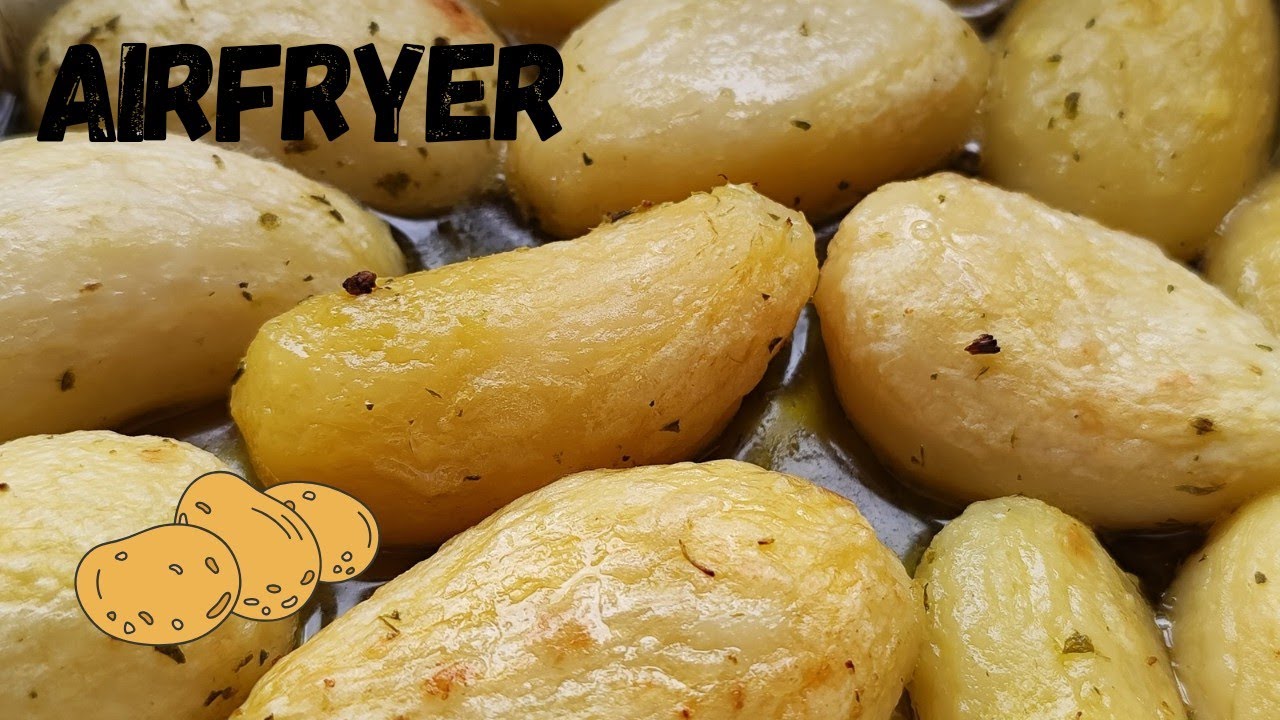 🥔🥔PATATAS GUARNICION EN FREIDORA DE AIRE 🥔🥔