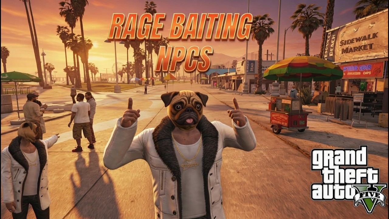 GTA 5: Rage-Baiting NPCs